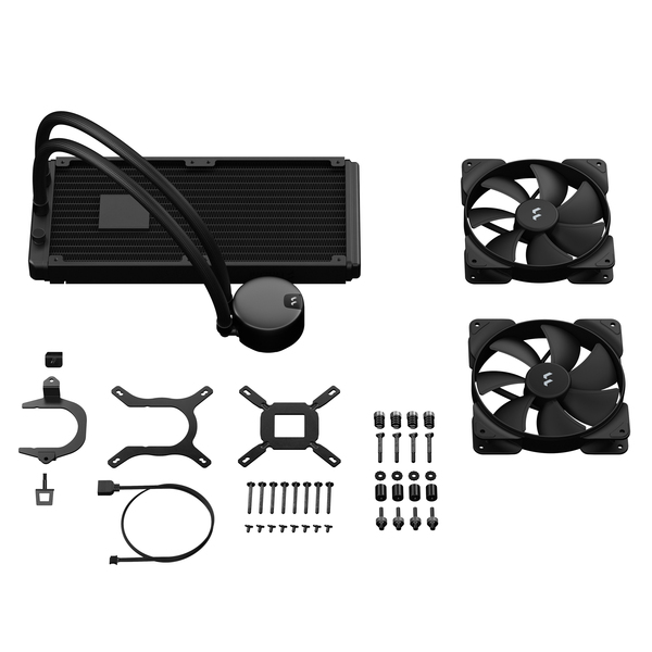 Fractal Design Lumen S28 - v&auml;tskekylare, svart