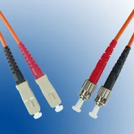 MicroConnect 50/125 &micro;m LSZH ST-SC 2m Fiber Optic Cable, Blue
