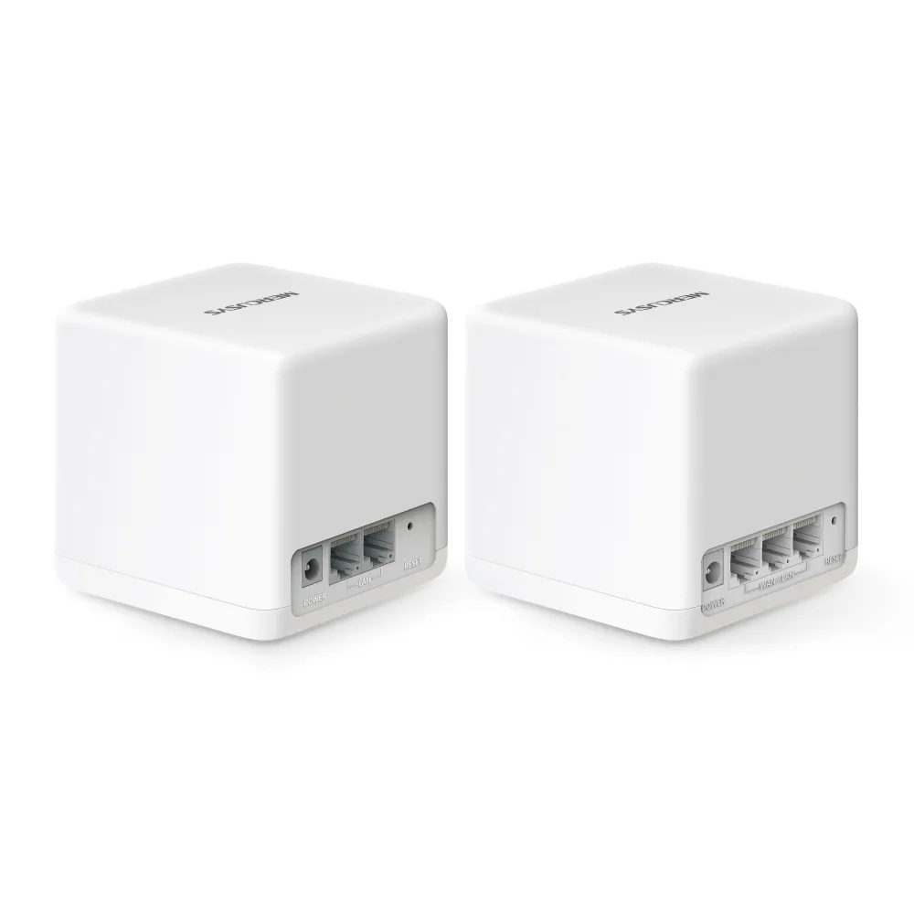 Mercusys Halo H60X Mesh WiFi System, Wi-Fi 6, AX1500, Dual-band, 2 pcs, White