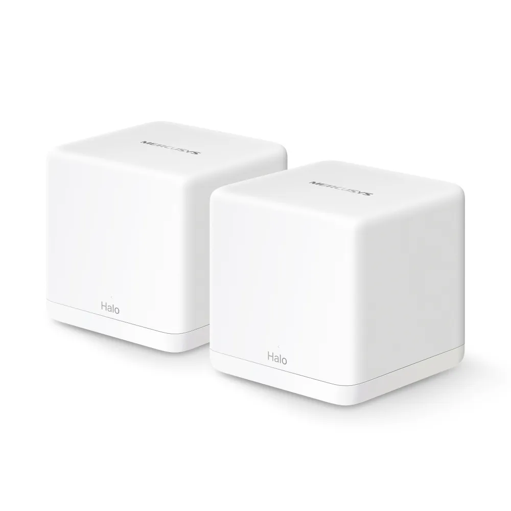 Mercusys Halo H60X Mesh WiFi System, Wi-Fi 6, AX1500, Dual-band, 2 pcs, White