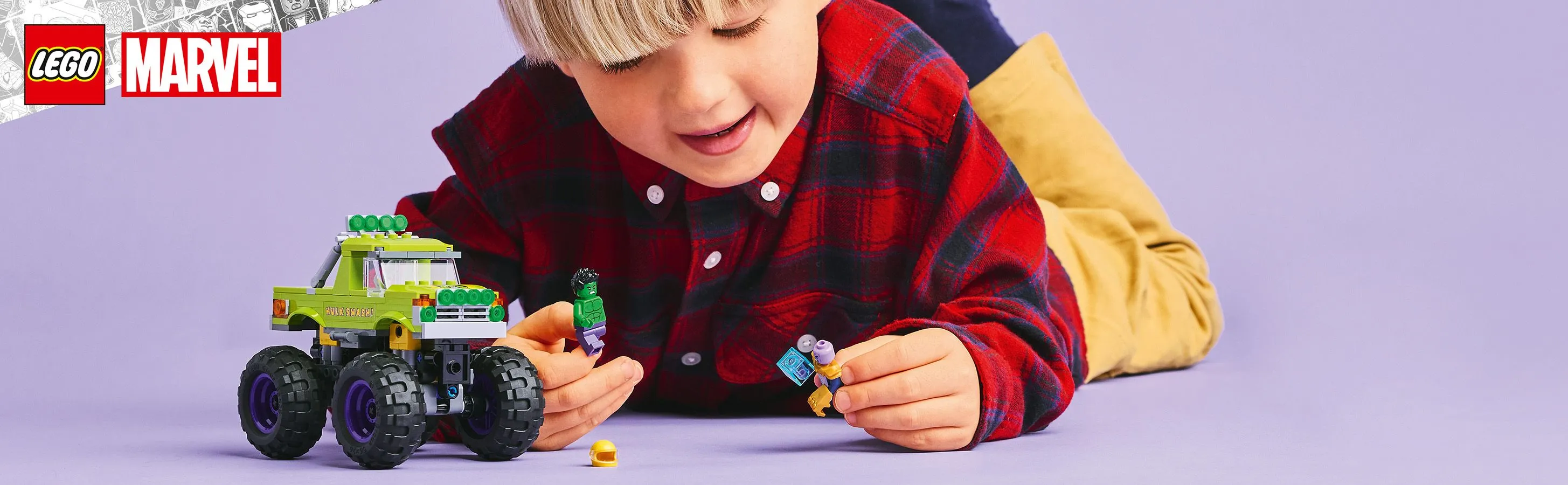 LEGO Marvel Hulkin monsteriauto vastaan Thanos 76312