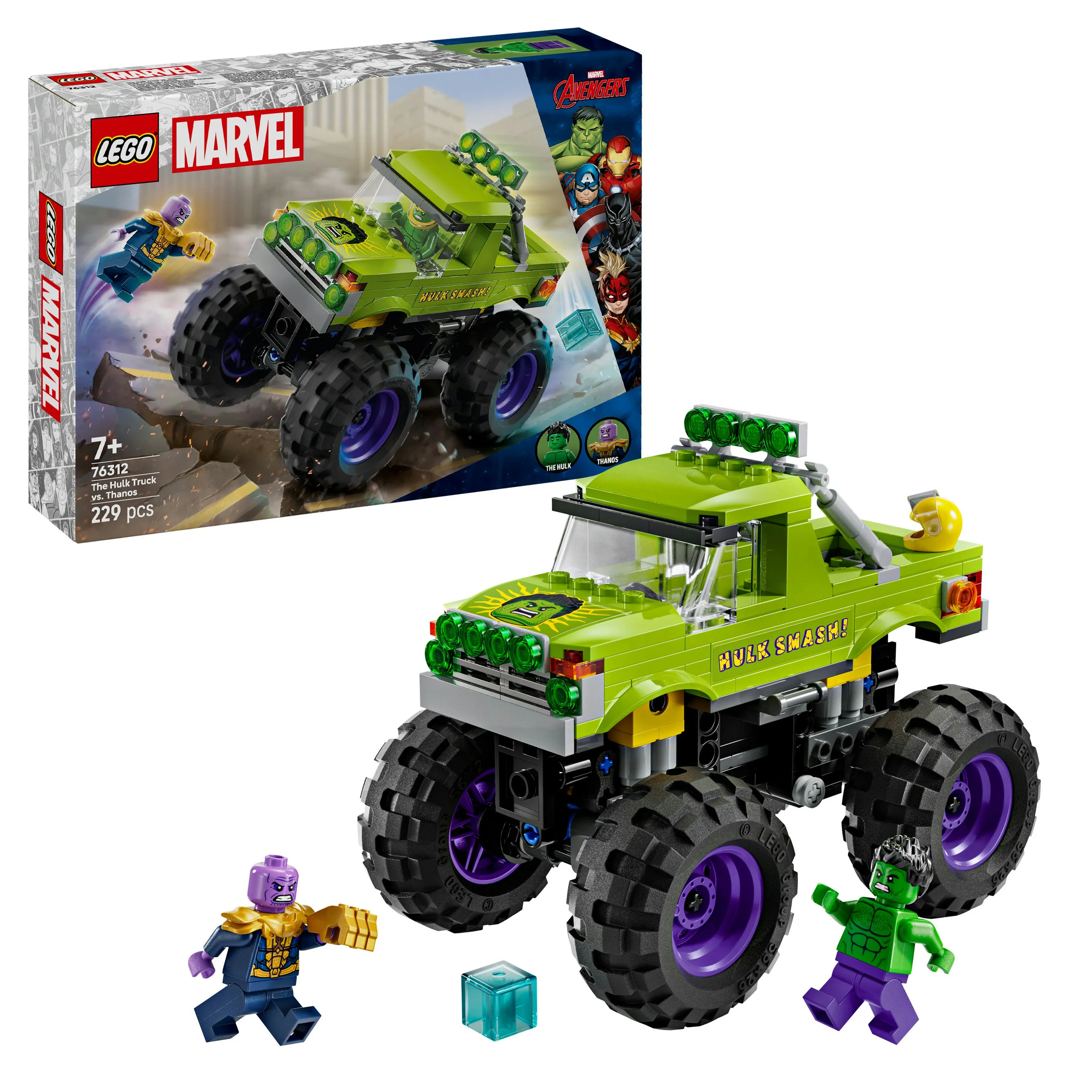 LEGO Marvel Hulkin monsteriauto vastaan Thanos 76312