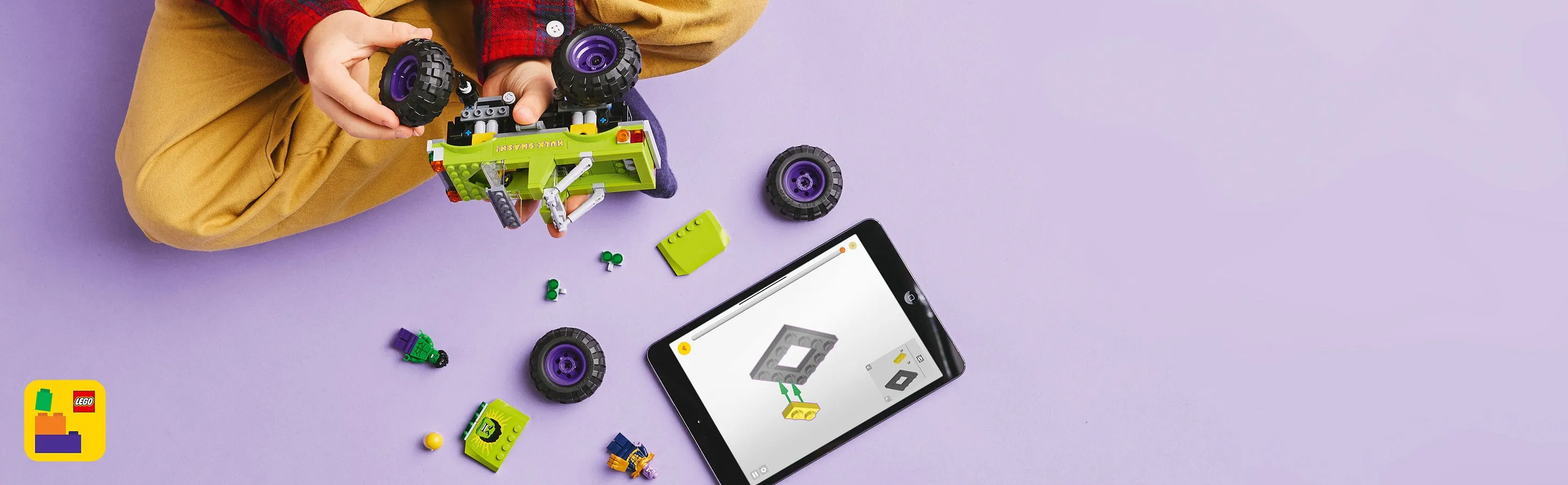 LEGO Marvel Hulkin monsteriauto vastaan Thanos 76312