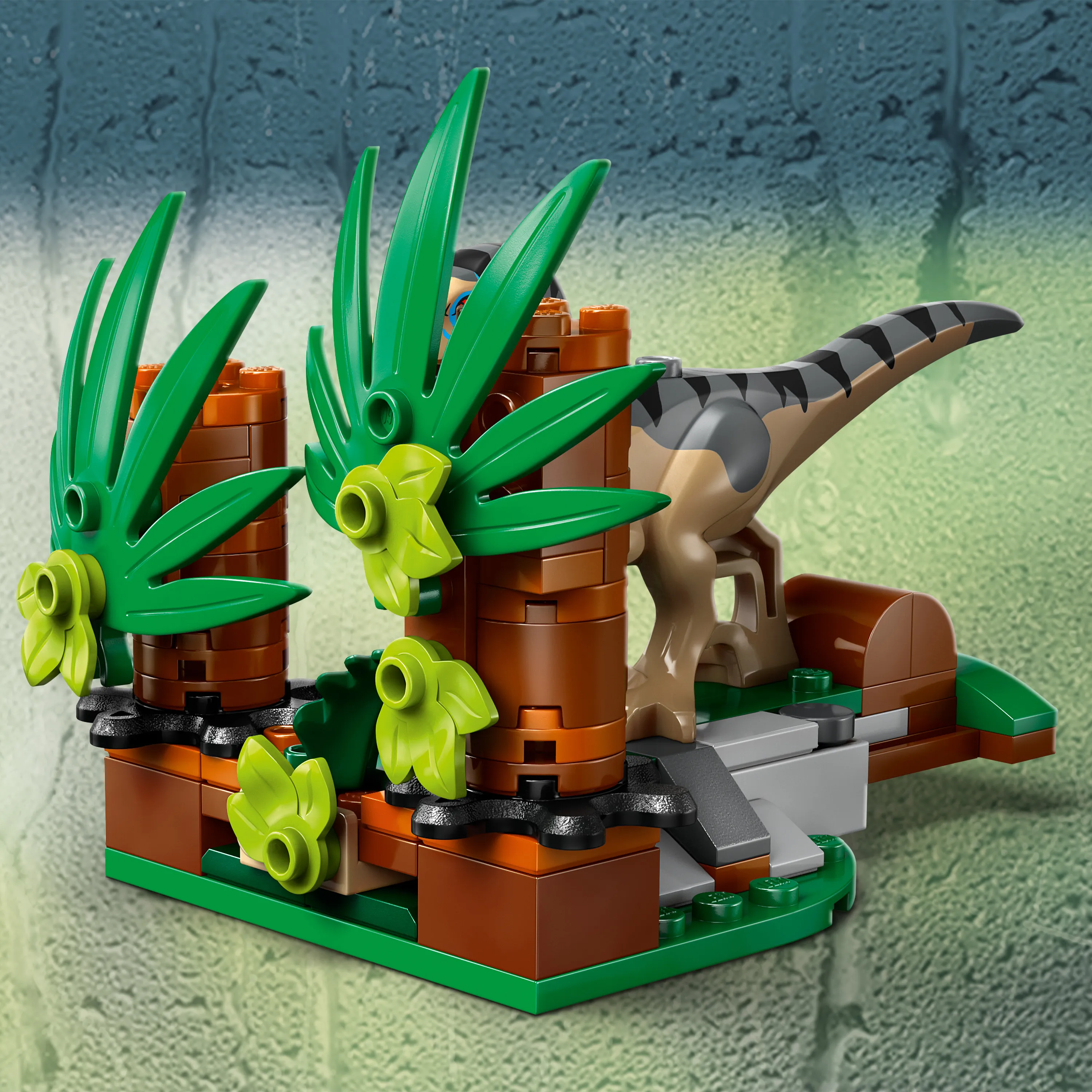 LEGO Jurassic World Raptor ja pako maastoautolla 76972