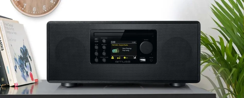 Muse M-695 DBT - micro system, DAB+/CD/Bluetooth, black