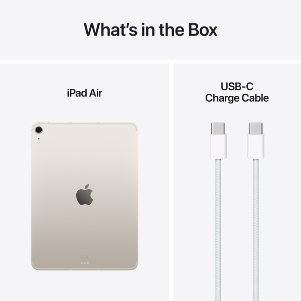 Apple iPad Air 11&quot; M3, 128 Gt, Wi-Fi + Cellular -tabletti, T&auml;htivalkea
