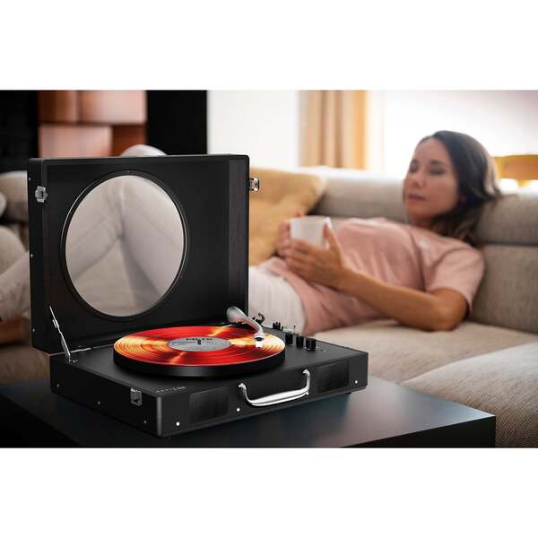 MIXX Vinyl Record Player Revival 65 Stereo Black
