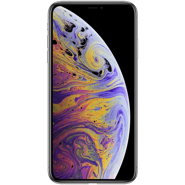 Renoverad iPhone XS Max 512 GB - mobiltelefon, Silver (Mycket bra skick)