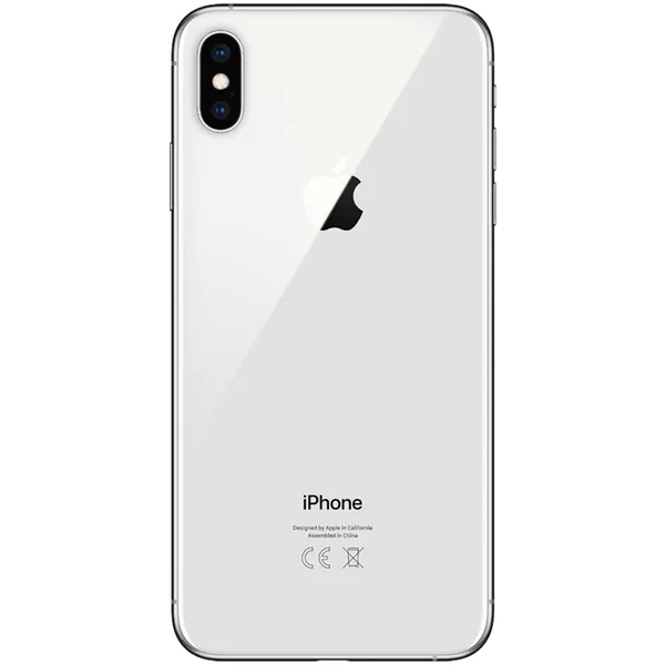 Renoverad iPhone XS Max 512 GB - mobiltelefon, Silver (Mycket bra skick)