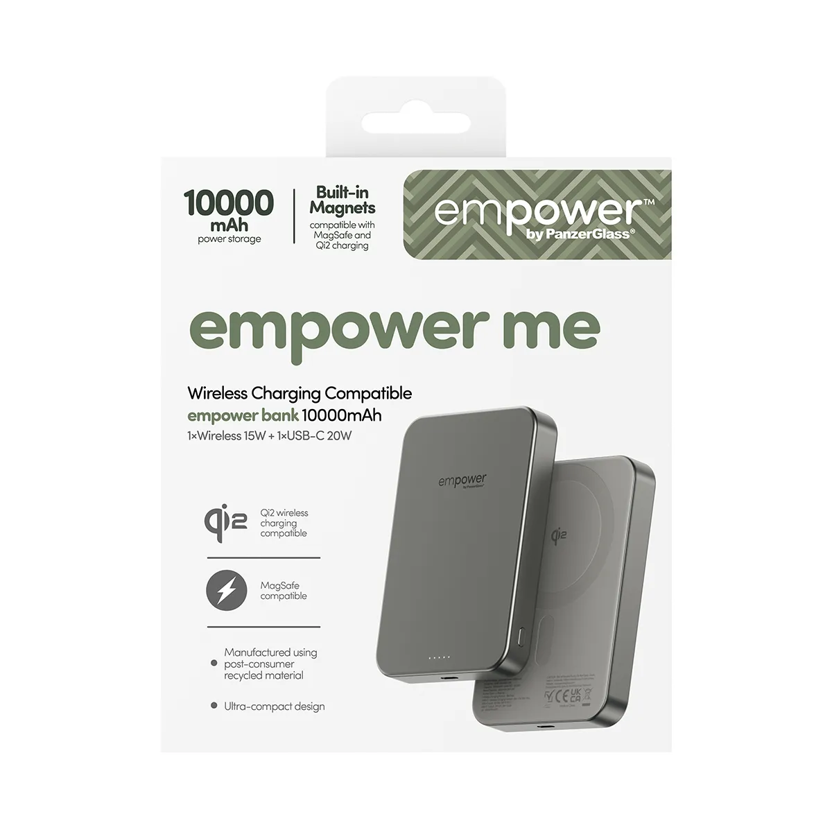 Panzerglass EMPOWER Powerbank - 10000MAH Titanum