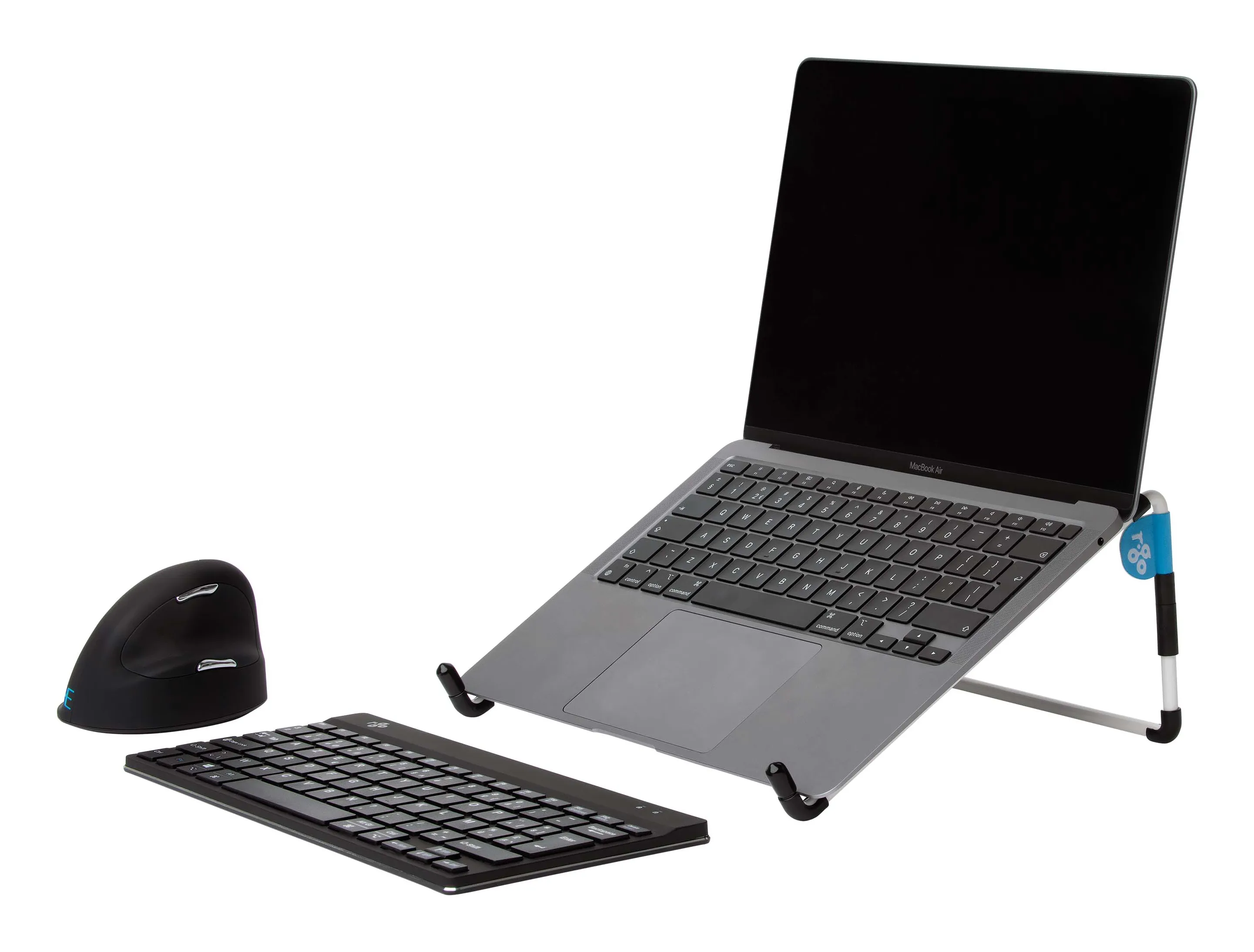 R-Go Steel Travel Laptop Stand, white