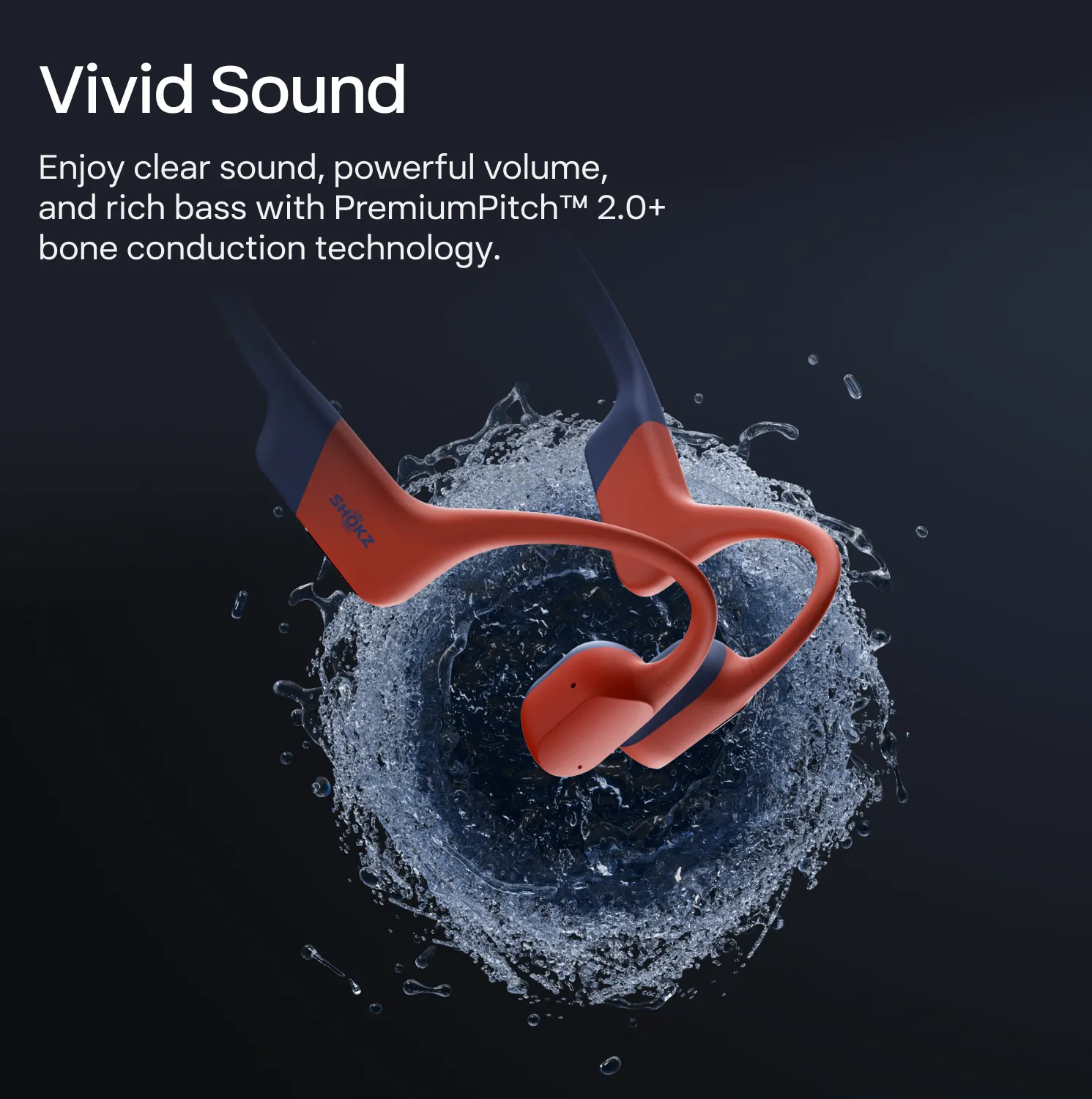 Shokz OpenSwim Pro Wireless Bone Conductor Headphones, Grey Shokz OpenSwim Pro Wireless Bone Conductor Headphones, Grey