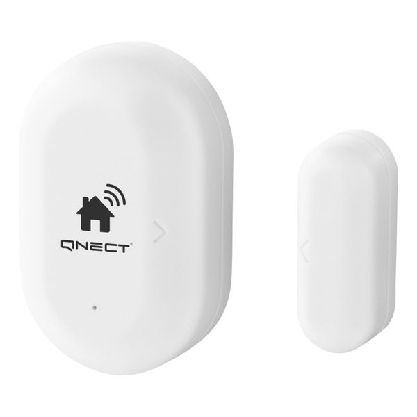 Qnect Smart door/window sensor, ZigBee, White - wireless magnet sensor