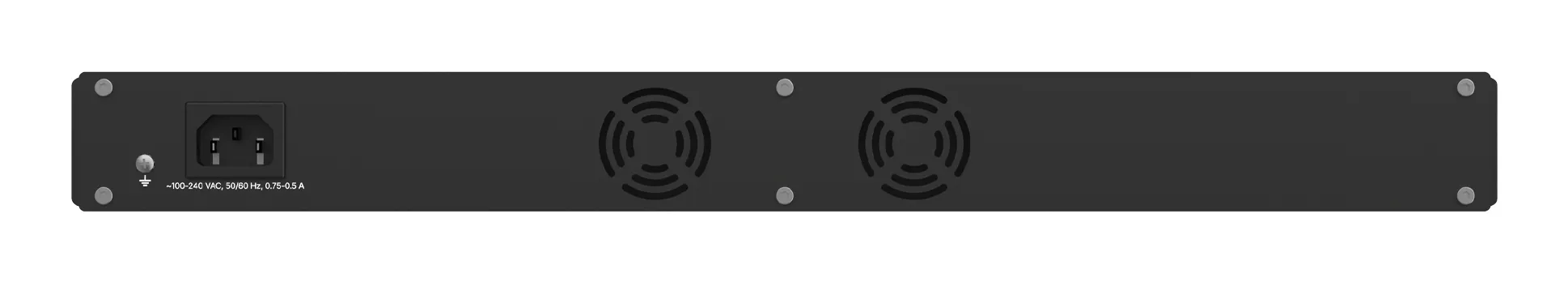 Teltonika SWM281 -kytkin, hallittava L2+, 24x Gigabit Ethernet, 4x SFP, r&auml;kkiasennettava, alumiini