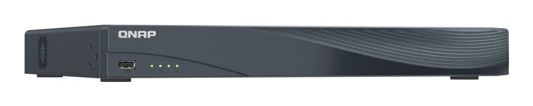 QNAP TVR-AI200-16CH-16P - Verkkovideotallennin, Musta