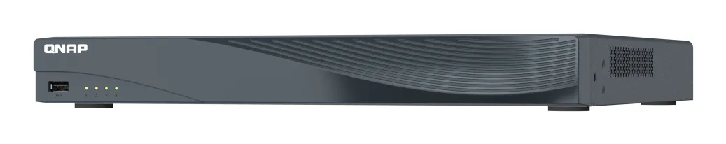 QNAP TVR-AI200-16CH-16P - Verkkovideotallennin, Musta