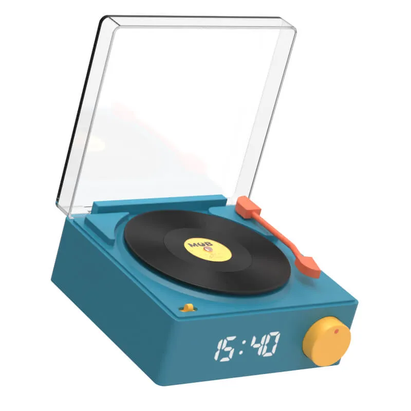 MOB VS-80 Speaker & Alarm Clock, blå