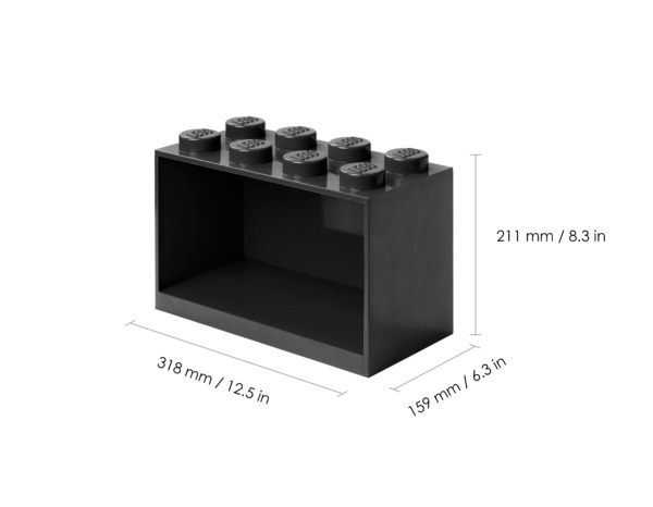 Room Copenhagen LEGO Regal Brick 8 Shelf 41151733 (black)