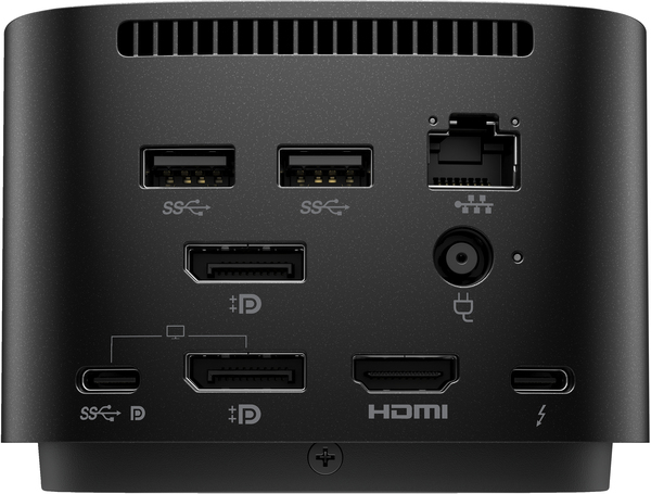 HP Thunderbolt Dock G4 - Telakointiasema - USB-C / Thunderbolt 4 - HDMI, 2 x DP, Thunderbolt, USB-C - GigE, 2.5 GigE - 280 watti(a) - sek&auml; yhdistelm&auml;kaapeli - E