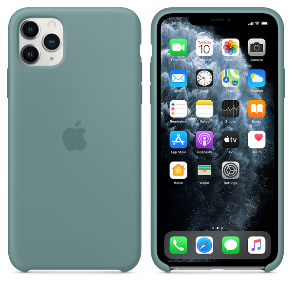 Apple iPhone 11 Pro Max -silikonikuori, Cactus