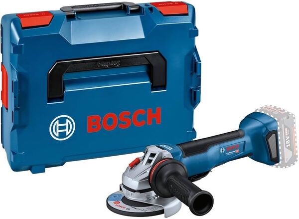 Bosch Professional GWS 18V-11PS -akkukulmahiomakone, 18V, 125 mm Hiiliharjaton (Solo, L-Boxx)