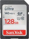 SanDisk Ultra 128 Gt SDXC UHS-I U1 V10 Class 10 -muistikortti, hopea