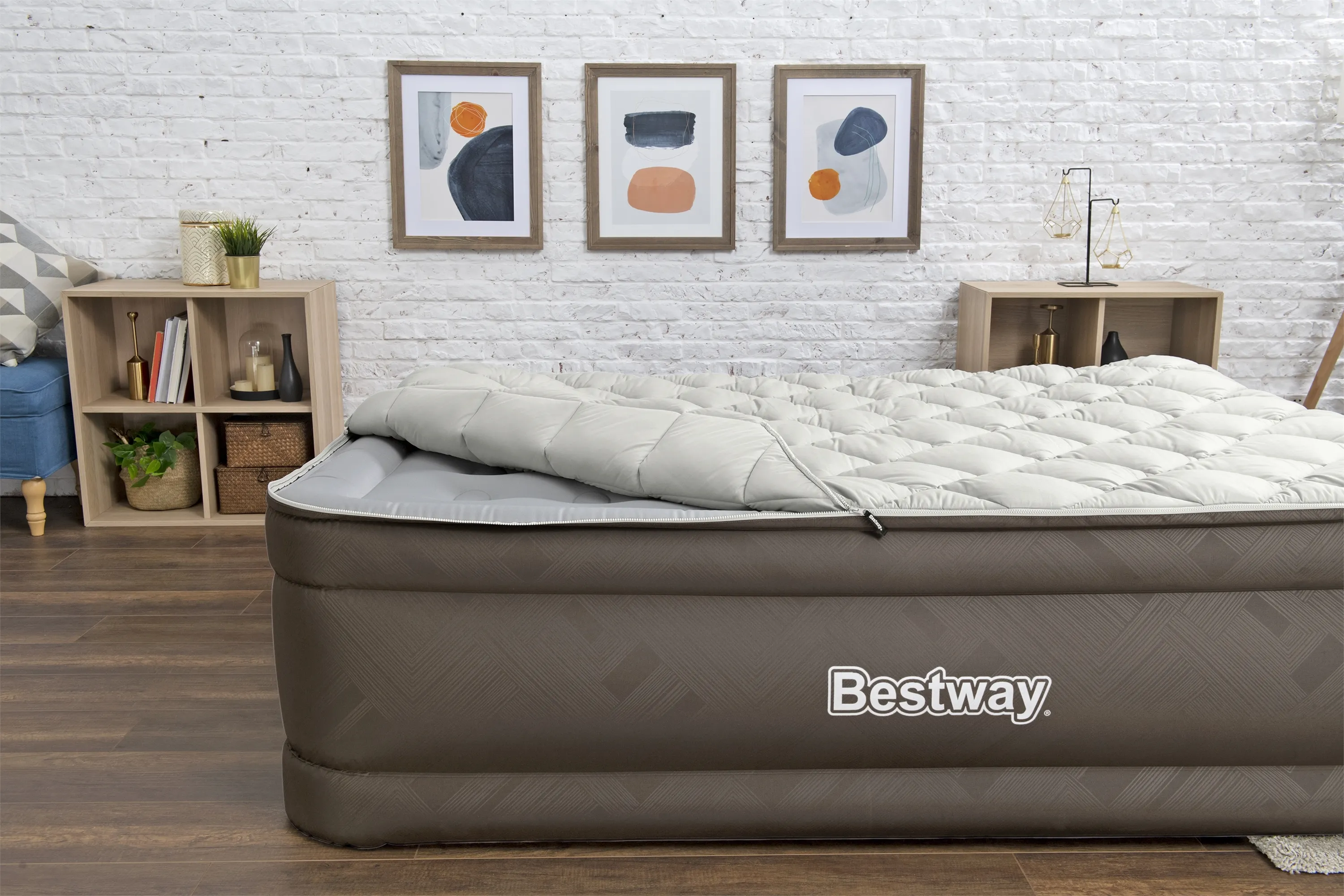 Bestway Fortech - luftmadrass, 51x152x203cm