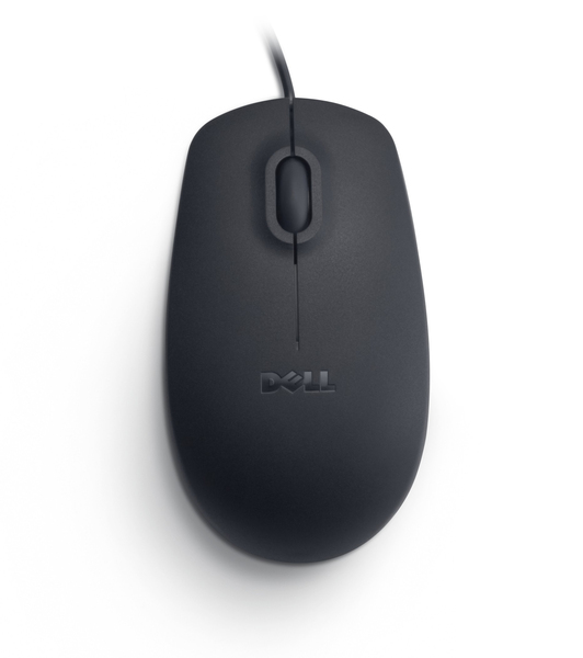 Dell USB Optical Mouse - MS111 - black - mus, Svart