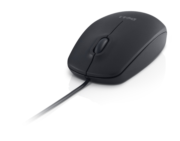 Dell USB Optical Mouse - MS111 - black - mus, Svart