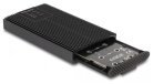 DeLock USB 3.2 (Gen 2x2) 2x M.2 SSD - hölje, svart