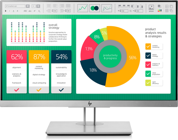 HP 21.5" EliteDisplay E223, Full HD, IPS - monitor