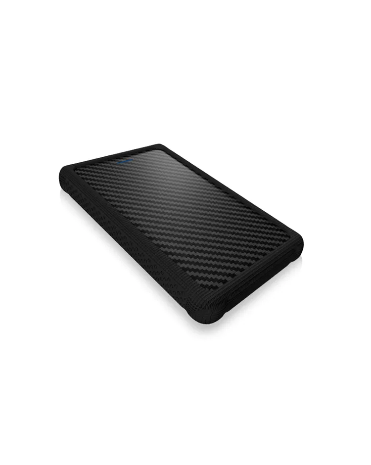 Externes Gehäuse für 2,5" SATA HDD/SSD mit USB 3.0 Anschluss und Silik