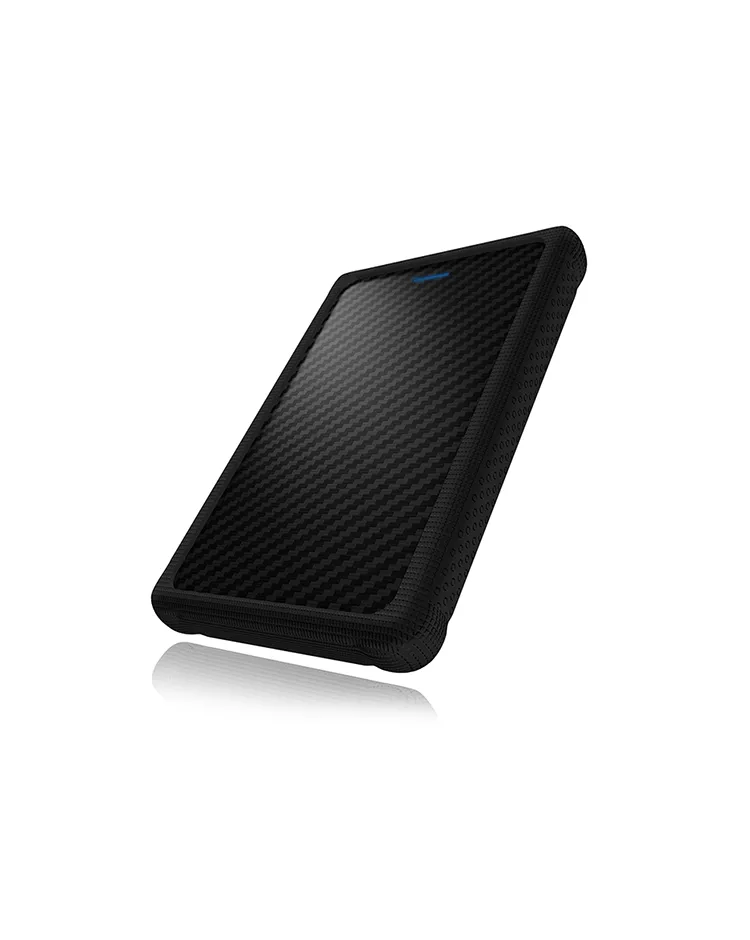 Externes Gehäuse für 2,5" SATA HDD/SSD mit USB 3.0 Anschluss und Silik