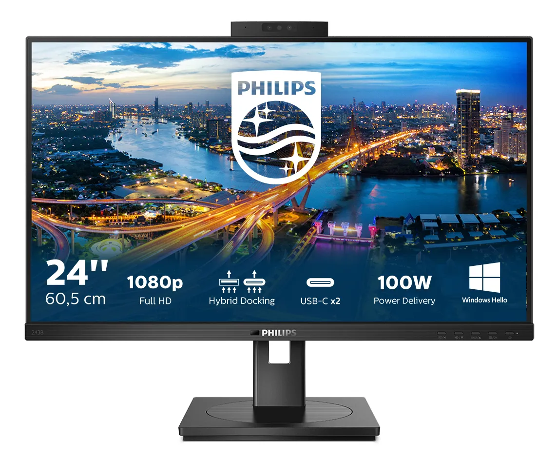 Philips 24" B-Line 243B1JH, Full HD, USB-C, IPS - monitor Philips 24" B-Line 243B1JH, Full HD, USB-C, IPS - monitor