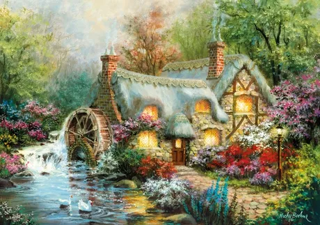 Clementoni High Quality Collection Country Retreat- puzzle, 1500 pcs
