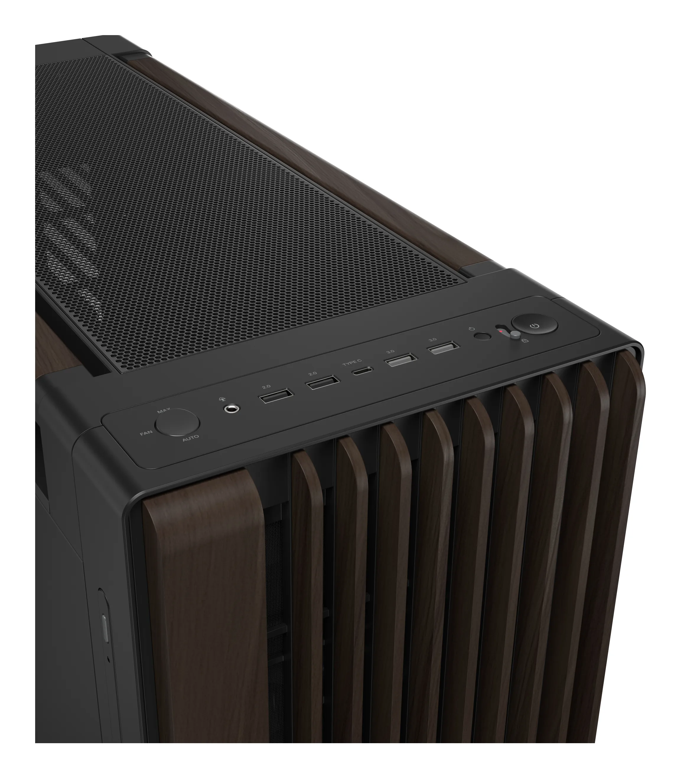 ASUS ProArt PA602 Wood Edition -miditornikotelo, musta, puu
