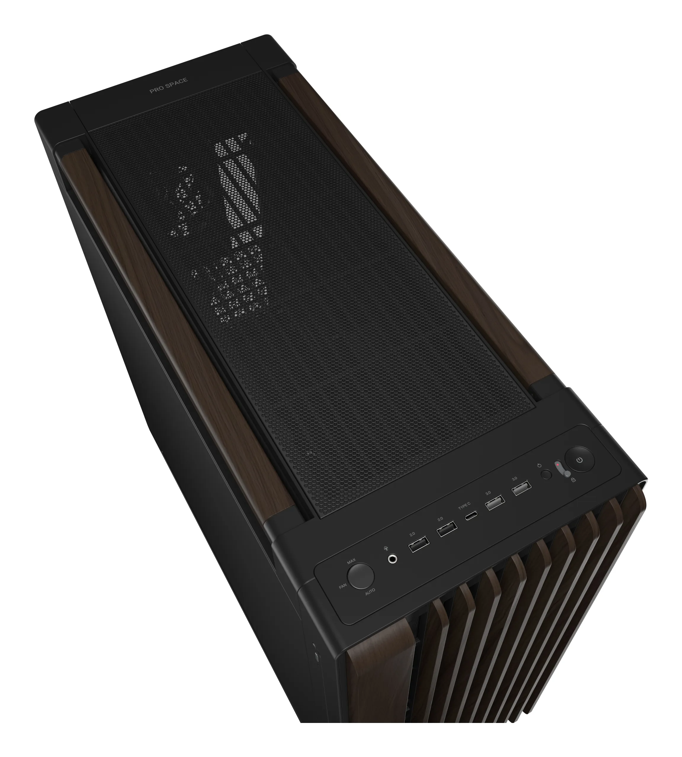 ASUS ProArt PA602 Wood Edition -miditornikotelo, musta, puu