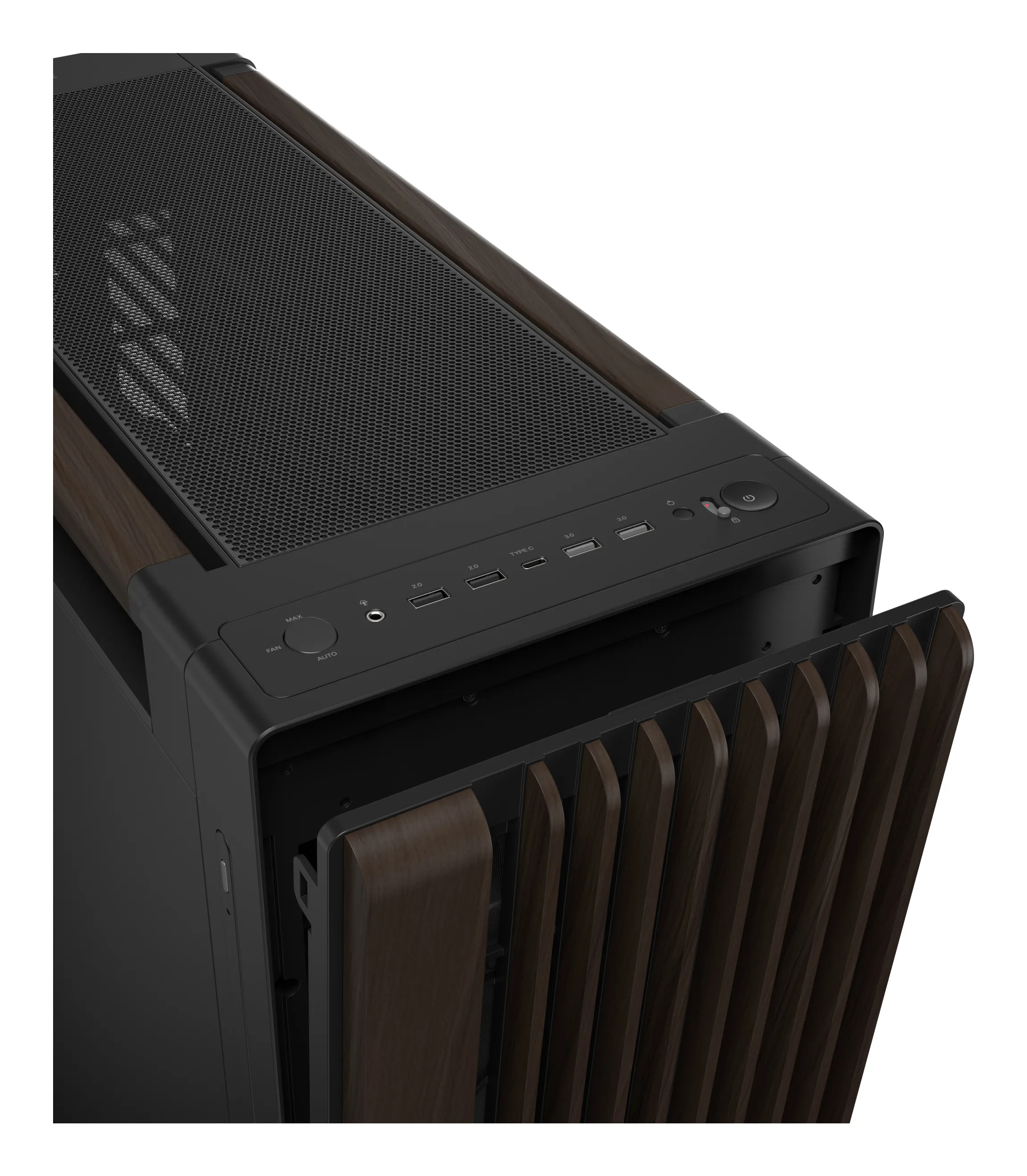 ASUS ProArt PA602 Wood Edition -miditornikotelo, musta, puu