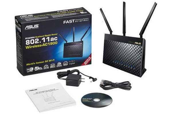 Asus RT-AC68U, AC1900, Dual-Band - Wi-Fi router