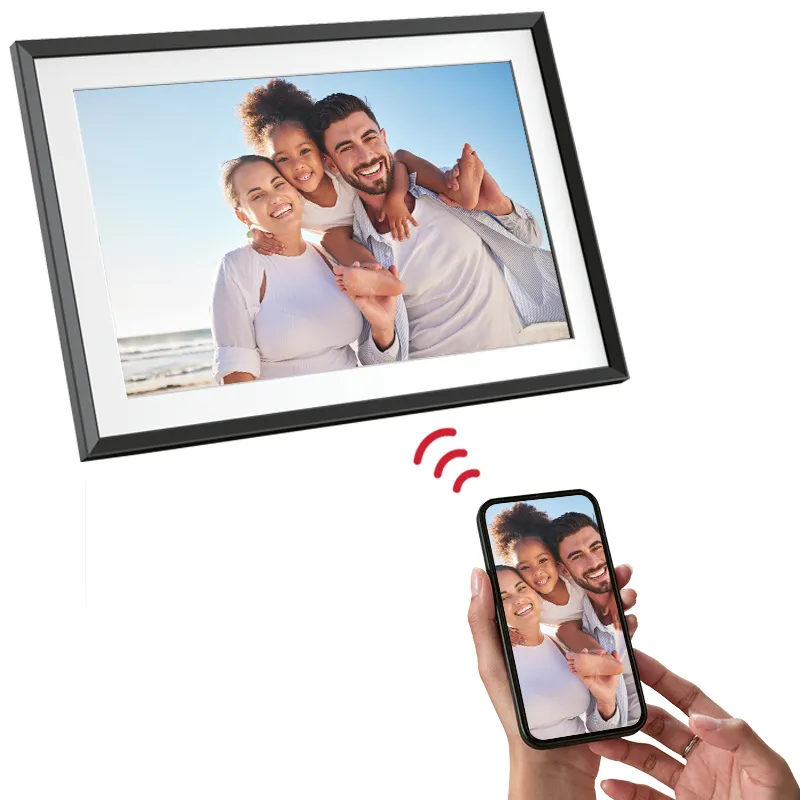 AGFAPHOTO Digital Photo Frame 10&quot; WiFi Frameo Black