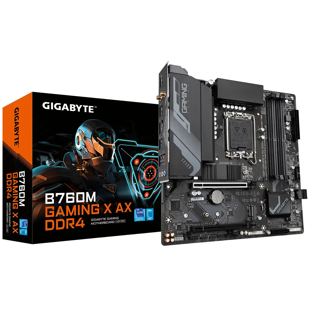Gigabyte B760M Gaming X AX DDR4 mATX - motherboard