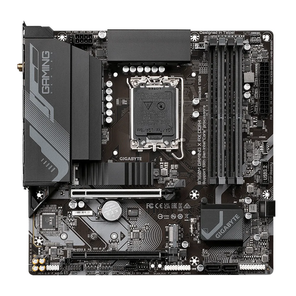 Gigabyte B760M Gaming X AX DDR4 mATX - motherboard