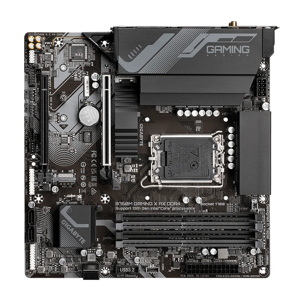 Gigabyte B760M Gaming X AX DDR4 mATX - motherboard