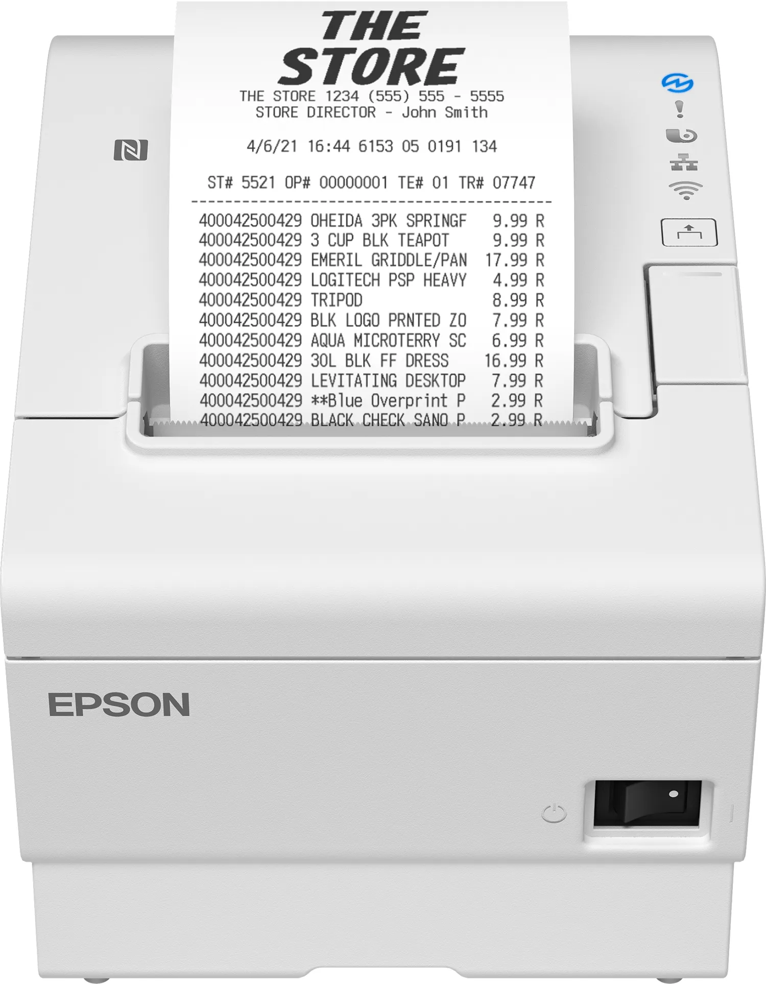 TM-T88VII USB, Ethernet,