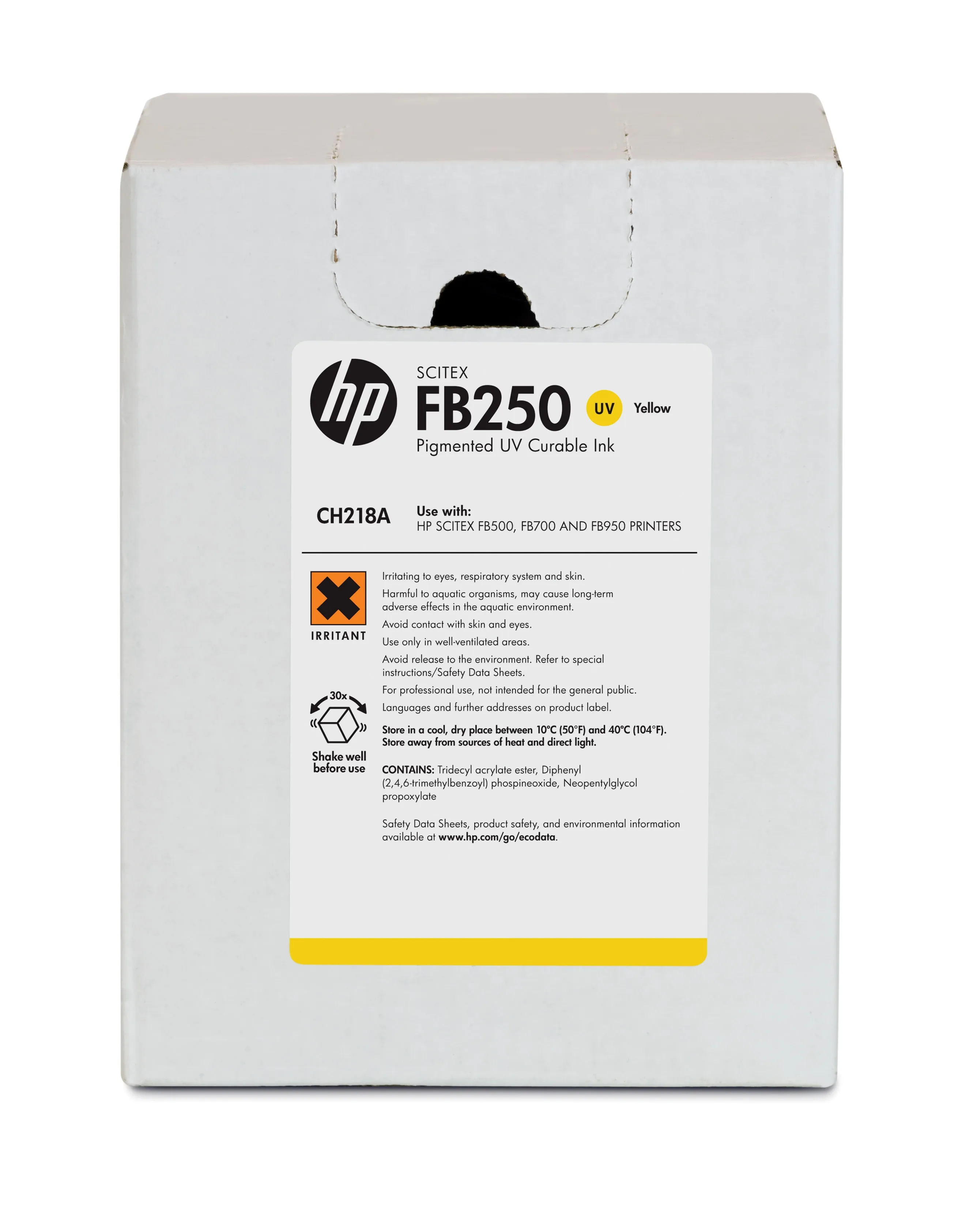 HP FB250 CH218A ink cartridge, 3 L, Yellow