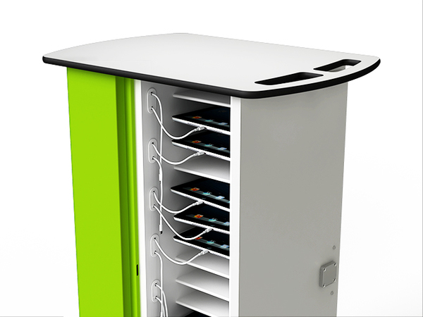 Zioxi tablet charging trolley for 16 devices - codelock