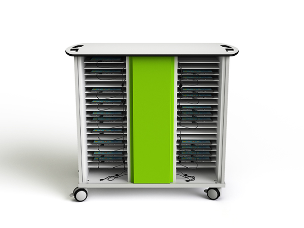 Zioxi tablet charging trolley for 16 devices - codelock