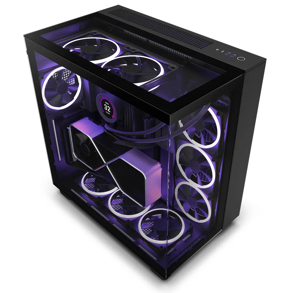 NZXT H9 Elite - miditornikotelo, Musta