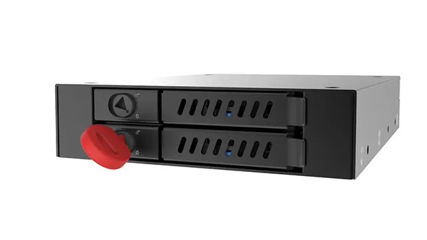 CHIFETEC 1x3.5in Bay for 2x2.5in S-ATA HDD hot-Swap Metal