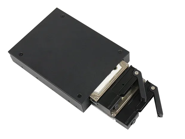 CHIFETEC 1x3.5in Bay for 2x2.5in S-ATA HDD hot-Swap Metal